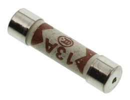 EATON BUSSMANN C180-13 Fuse, Cartridge, Fast Acting, 13 A, 240 V, 6.3mm x 25.4mm, 1/4" x 1", TDC180