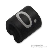 RAYCHEM - TE CONNECTIVITY 06161000 Wire Marker, Z Type, Push On Pre Printed, 0, White, Black, 4.7 mm