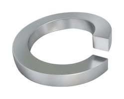 TR FASTENINGS TR00021331-000 Spring Washer, M24, 35.9mm External Dia, 24.5mm Internal Dia, Single Coil Lock, Stainless Steel A2