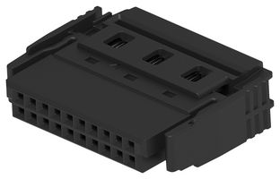 ERNI - TE CONNECTIVITY 294814-E IDC Connector, IDC Receptacle, Female, 1.27 mm, 2 Row, 20 Contacts, Cable Mount