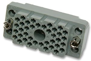 EDAC 516-038-000-402 Connector Housing, Grey, Locknut & Polarizing Hardware, 516, Receptacle, 38 Ways, 3.81 mm