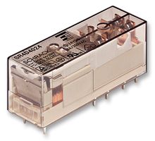 TE CONNECTIVITY - SCHRACK SR4M4021 Power Relay, 3PST-NO, SPST-NC, 21 VDC, 8 A, SR4 Series, Through Hole, Non Latching