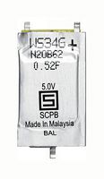 SCHURTER 3-153-430 Supercapacitor, Prismatic, Low ESR Dual Cell, 0.68 F, 5 V, Solder
